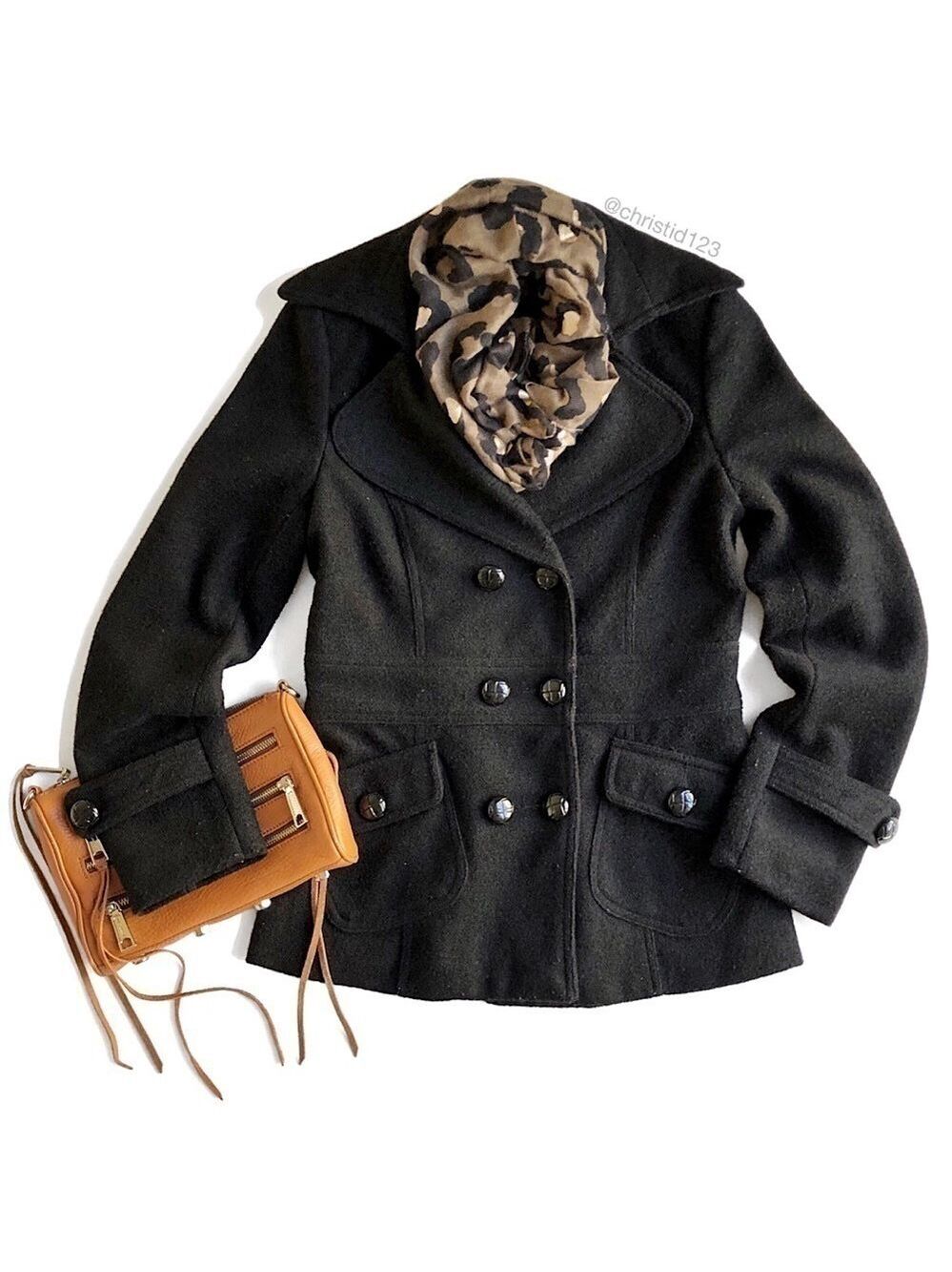 Romeo & Juliet Couture Wool Blend Pea Coat